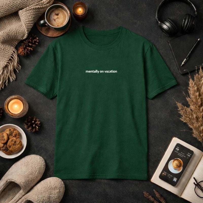 Mentally on vacation — T-Shirt