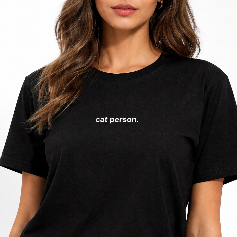 Cat person — T-Shirt