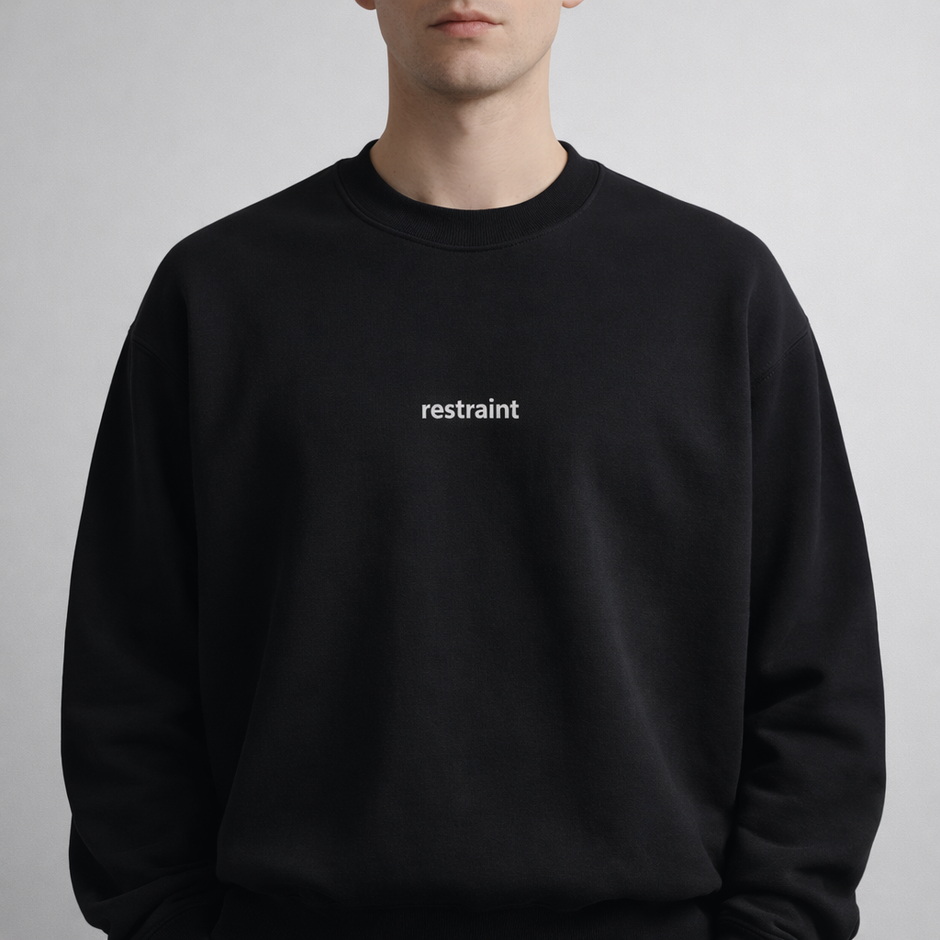 Restraint — Classic Crewneck Sweatshirt
