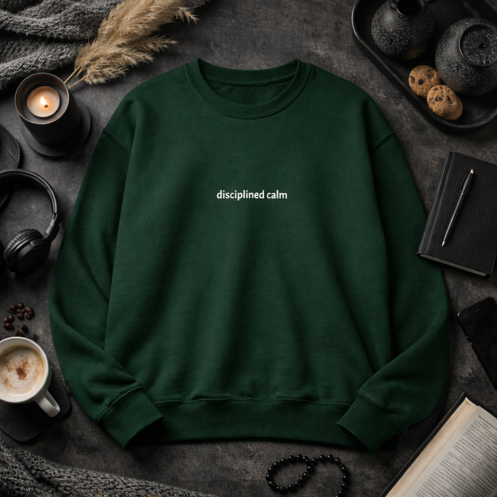 Disciplined calm — Classic Crewneck Sweatshirt