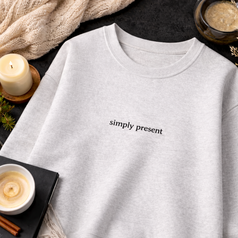 Simply present — Classic Crewneck Sweatshirt