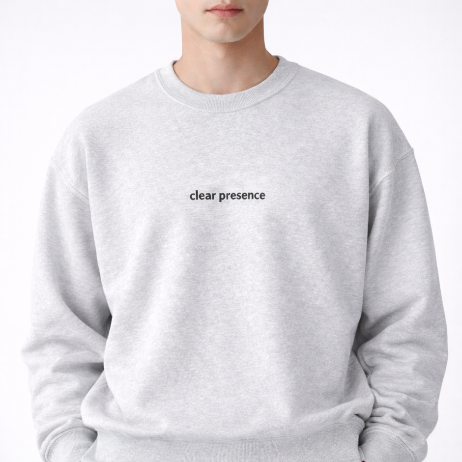 Clear presence — Classic Crewneck Sweatshirt