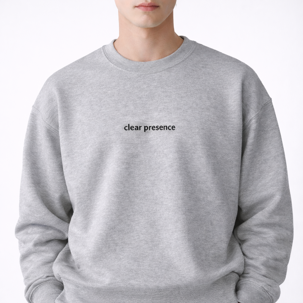 Clear presence — Classic Crewneck Sweatshirt