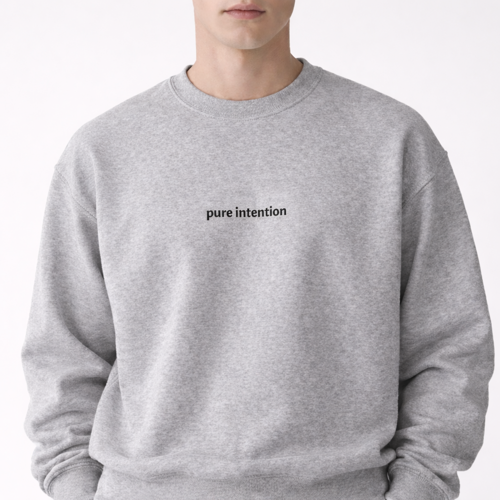 Pure intention — Classic Crewneck Sweatshirt