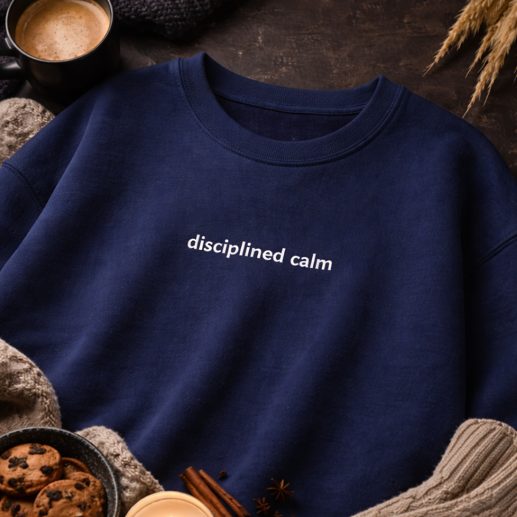 Disciplined calm — Classic Crewneck Sweatshirt