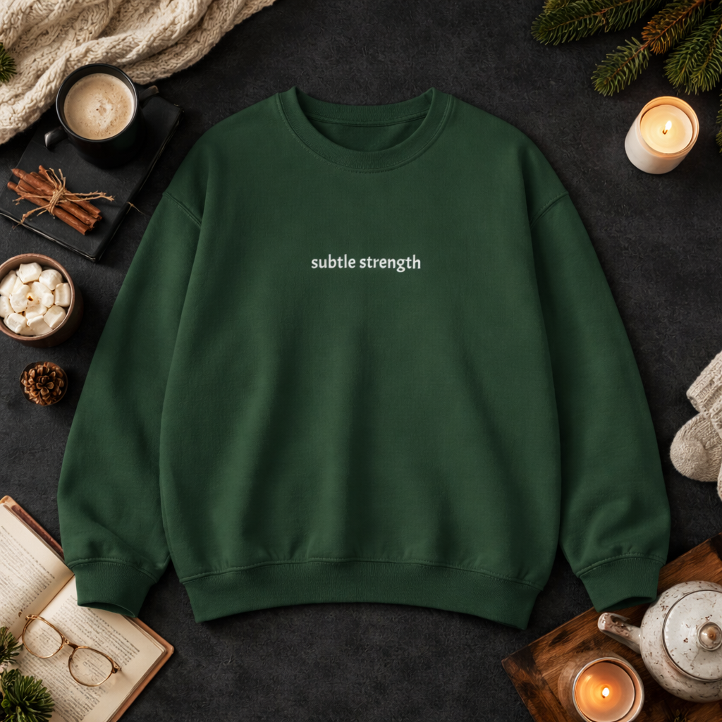 Subtle strength — Classic Crewneck Sweatshirt