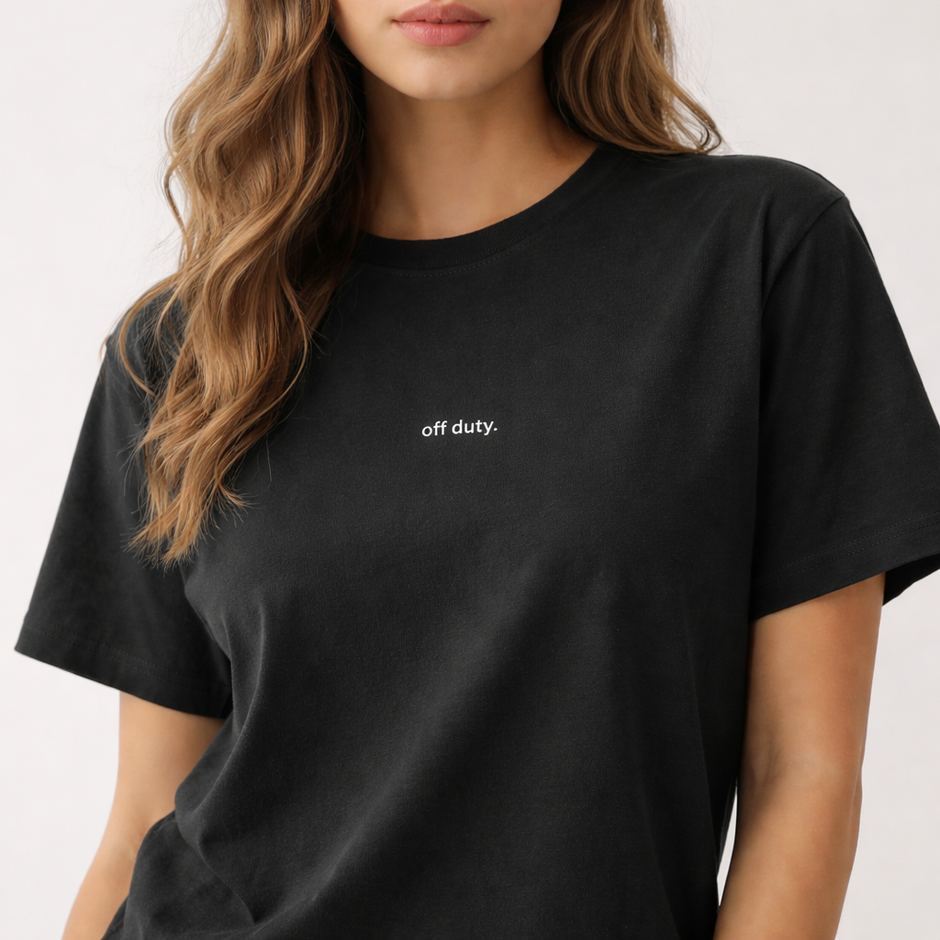 Off duty — Tee