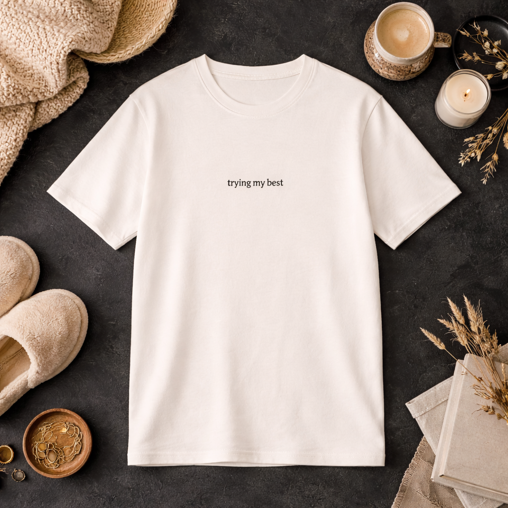 Trying my best — Tee
