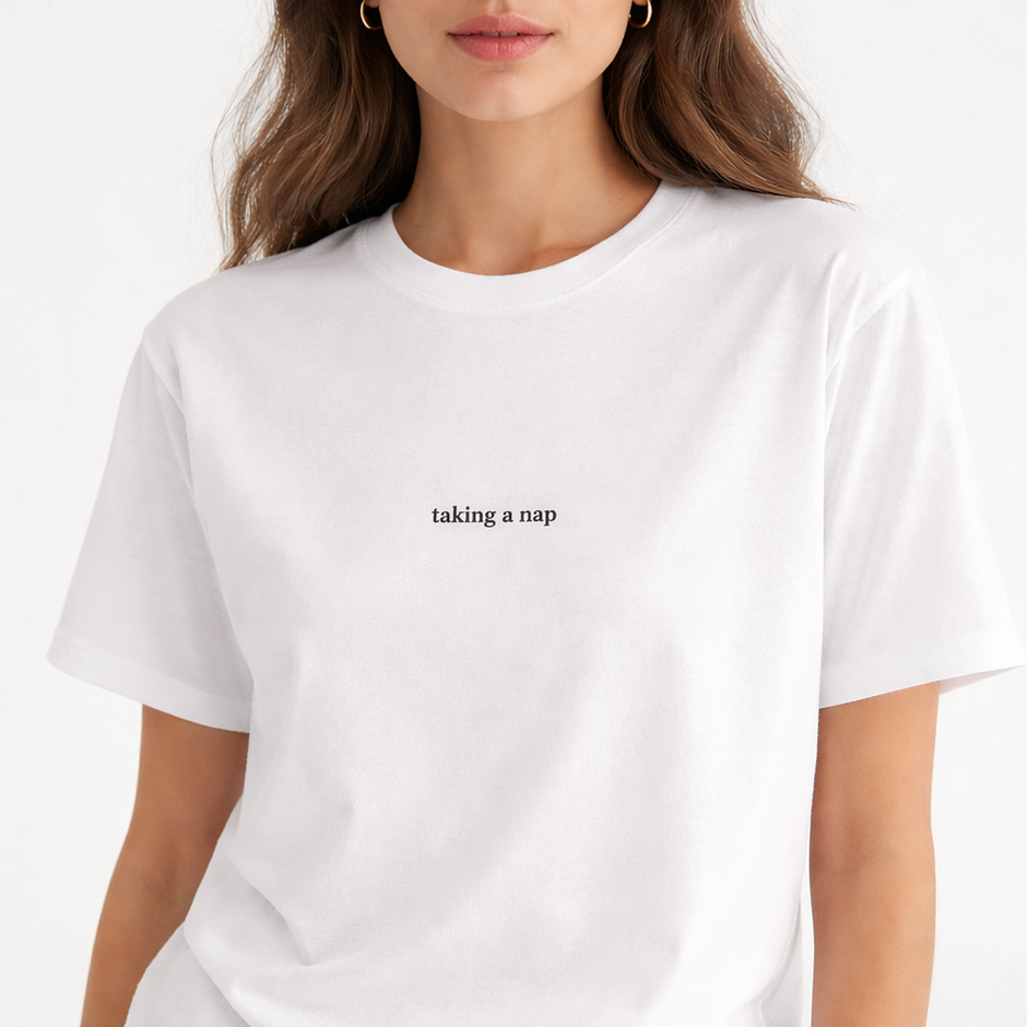 Taking a nap — Tee