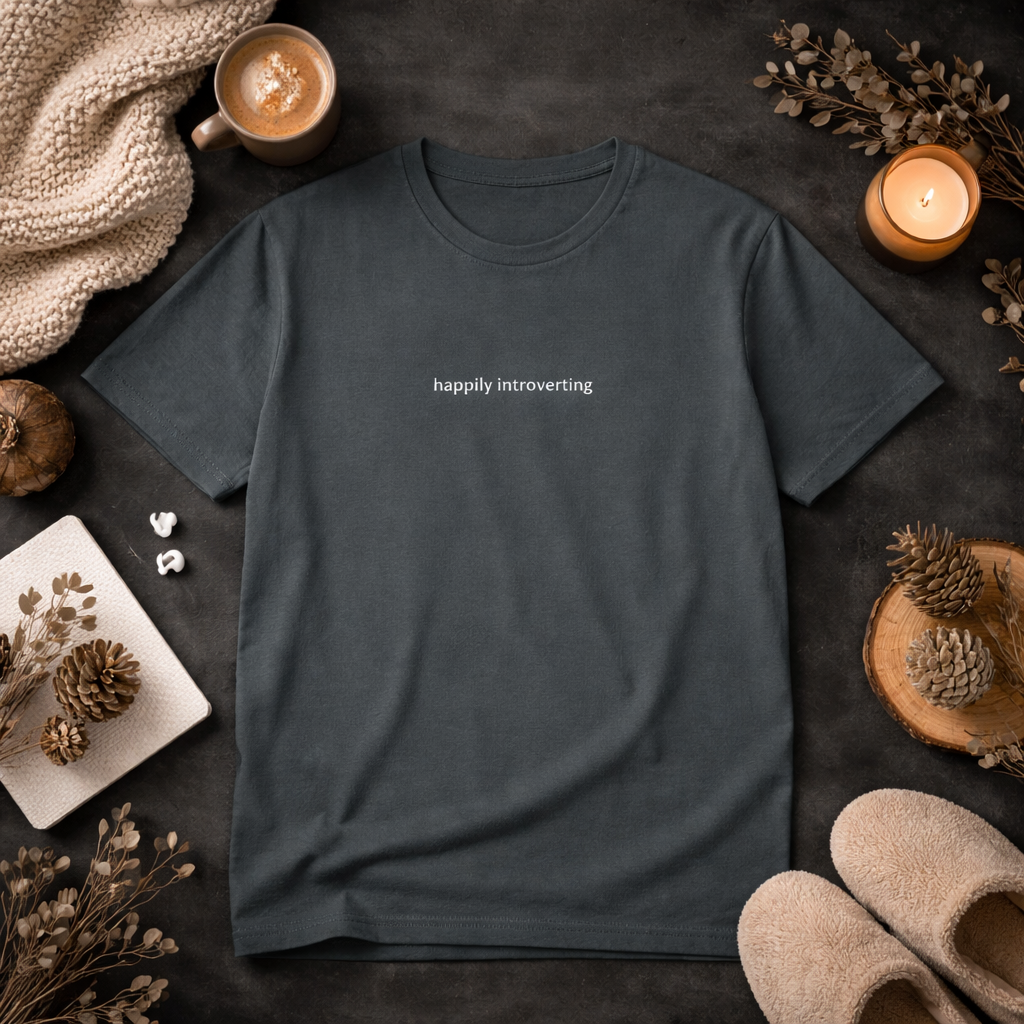 Happily introverting — Tee