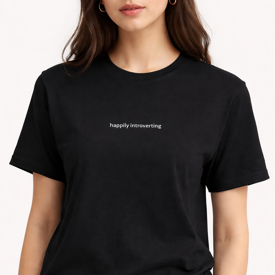 Happily introverting — Tee