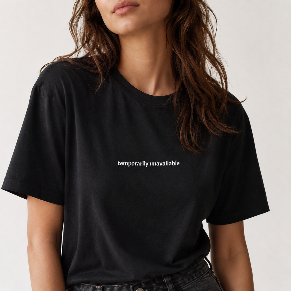 Temporarily unavailable — Tee
