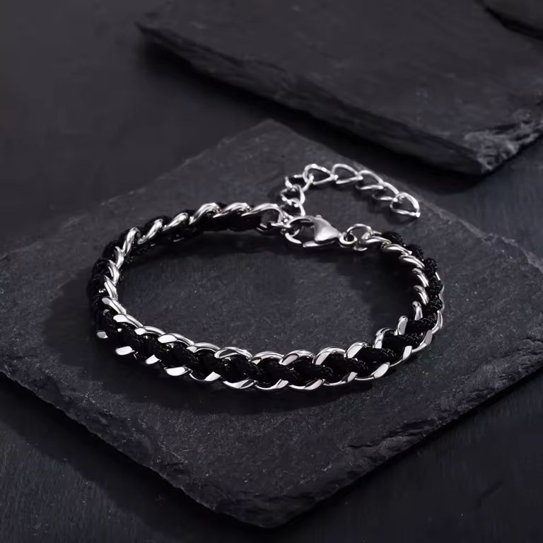 Stylish Men's Miami Curb Chain Wristband