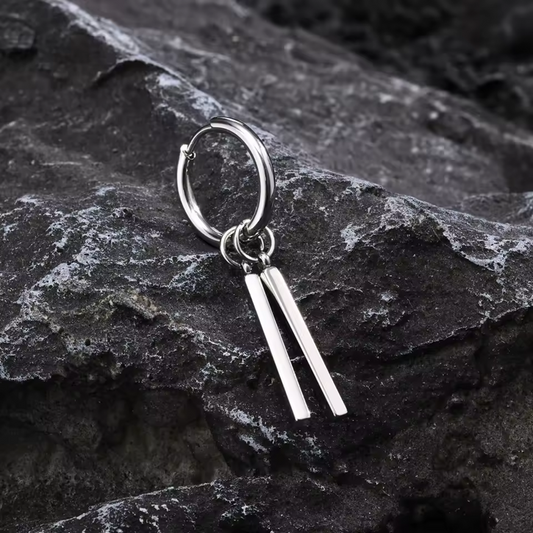 Punk Geometric Bar Dangle Earrings