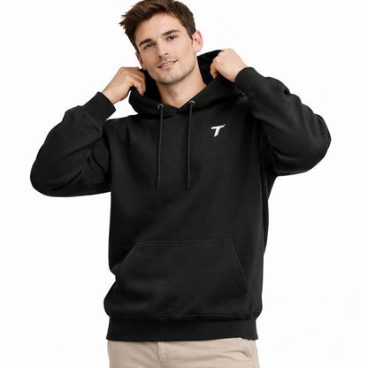 Essential Men Heavyweight Logo Hooded Sweatshirt