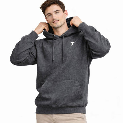 Essential Men Heavyweight Logo Hooded Sweatshirt