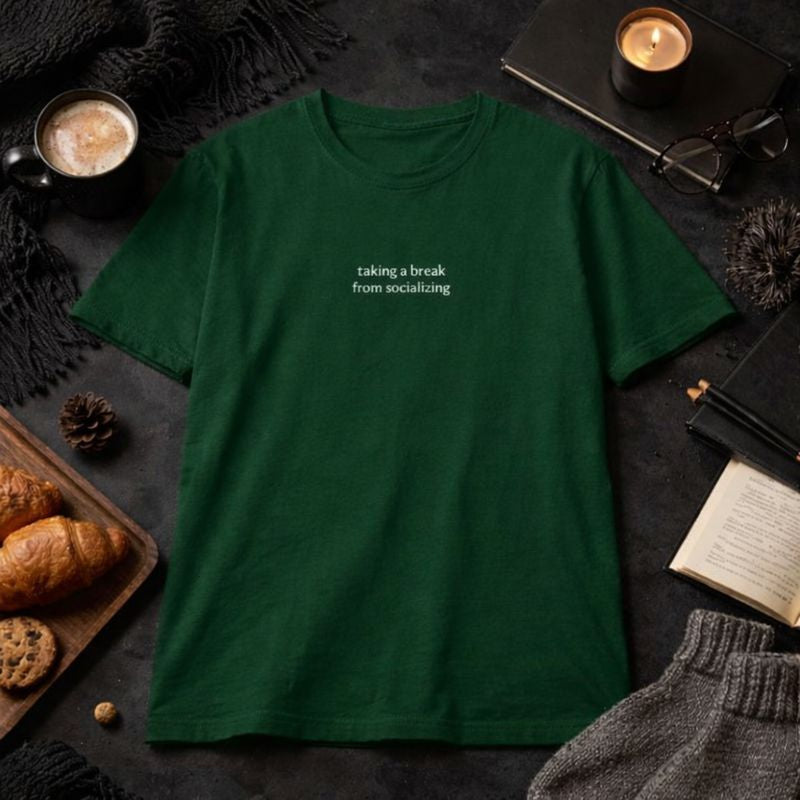 Taking a break from socializing — T-Shirt