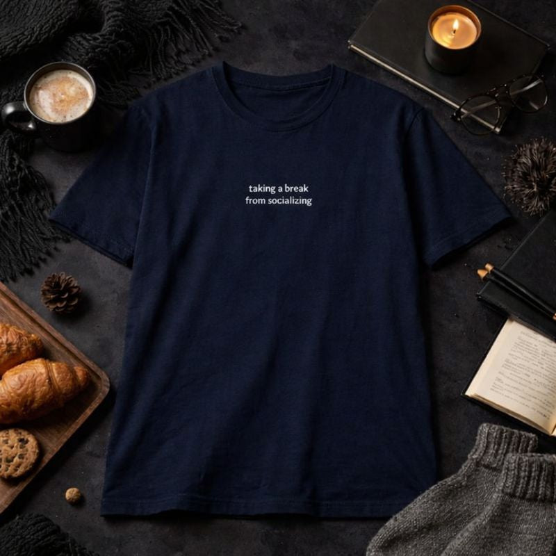 Taking a break from socializing — T-Shirt