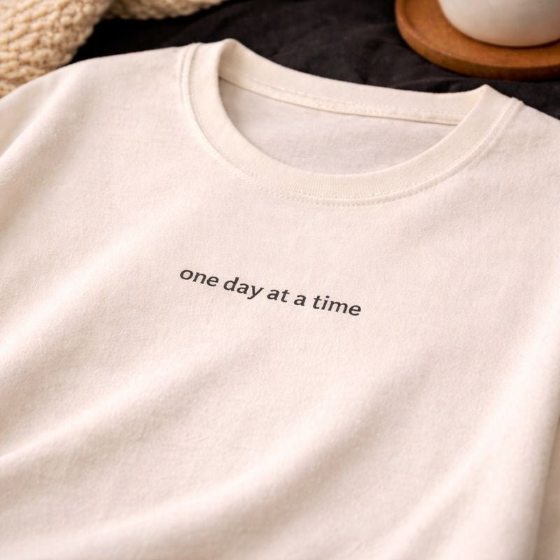 One day at a time — T-Shirt