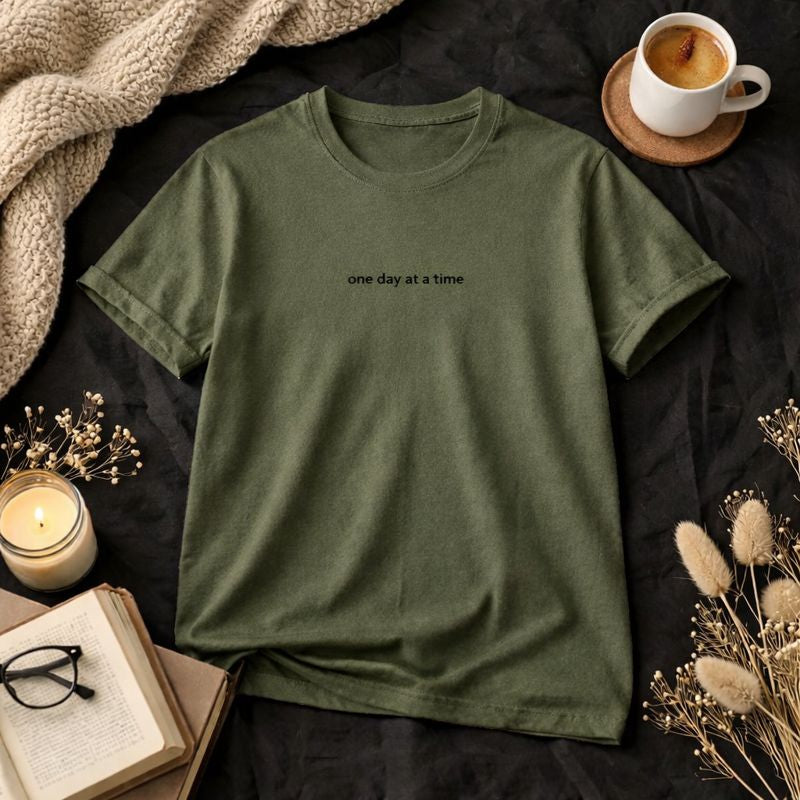 One day at a time — T-Shirt