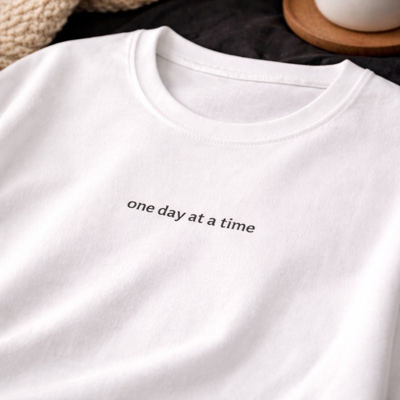 One day at a time — T-Shirt