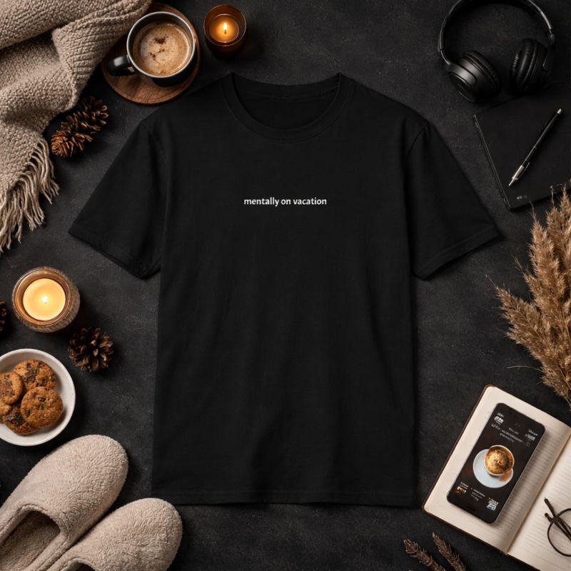 Mentally on vacation — T-Shirt