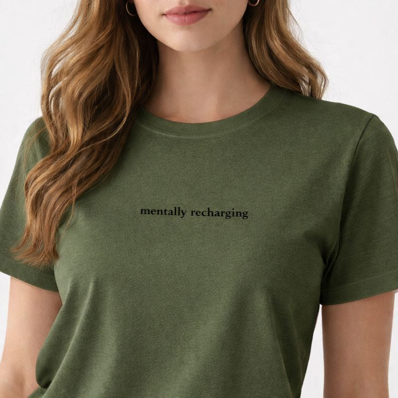 Mentally recharging — T-Shirt