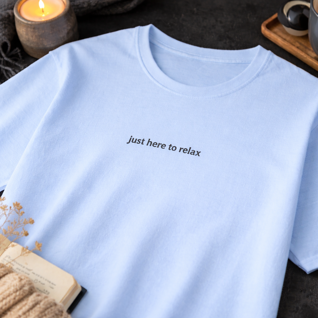 Just here to relax — T-Shirt
