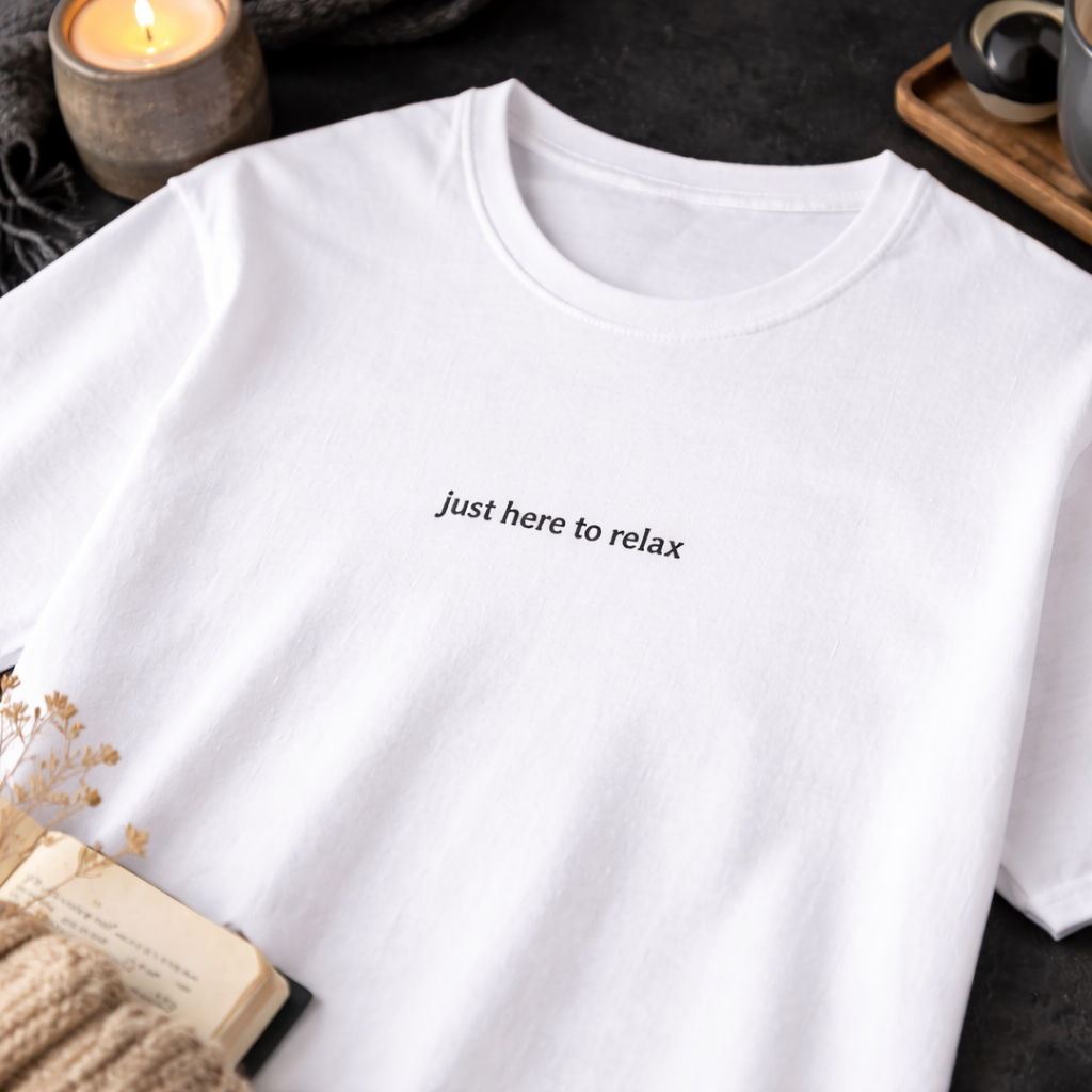 Just here to relax — T-Shirt