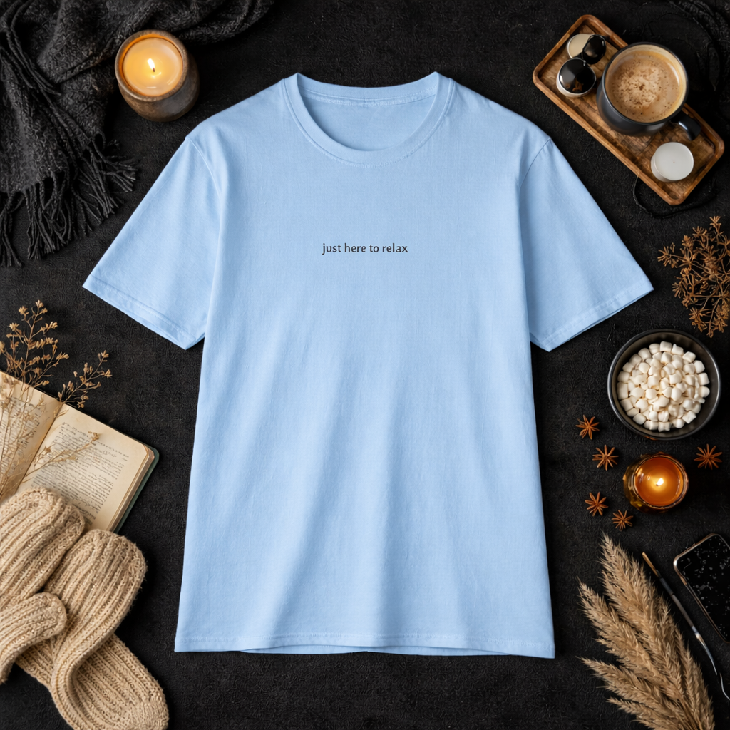 Just here to relax — T-Shirt