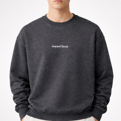 Inward focus — Classic Crewneck Sweatshirt