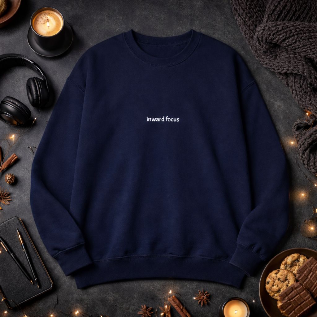 Inward focus — Classic Crewneck Sweatshirt