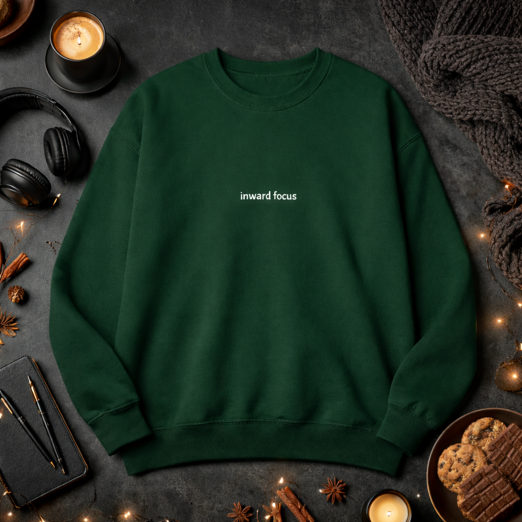 Inward focus — Classic Crewneck Sweatshirt