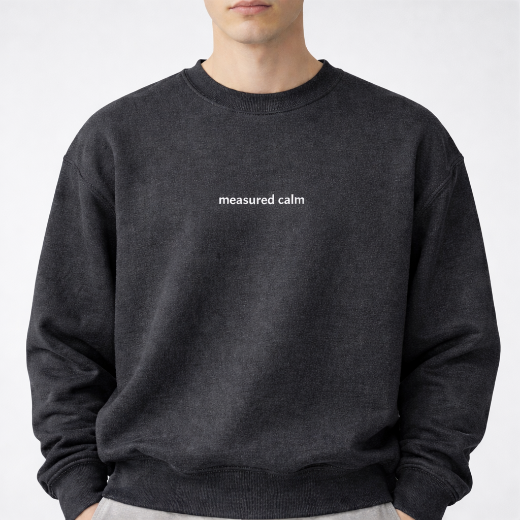 Measured calm — Classic Crewneck Sweatshirt