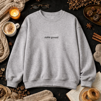 Stable ground — Classic Crewneck Sweatshirt
