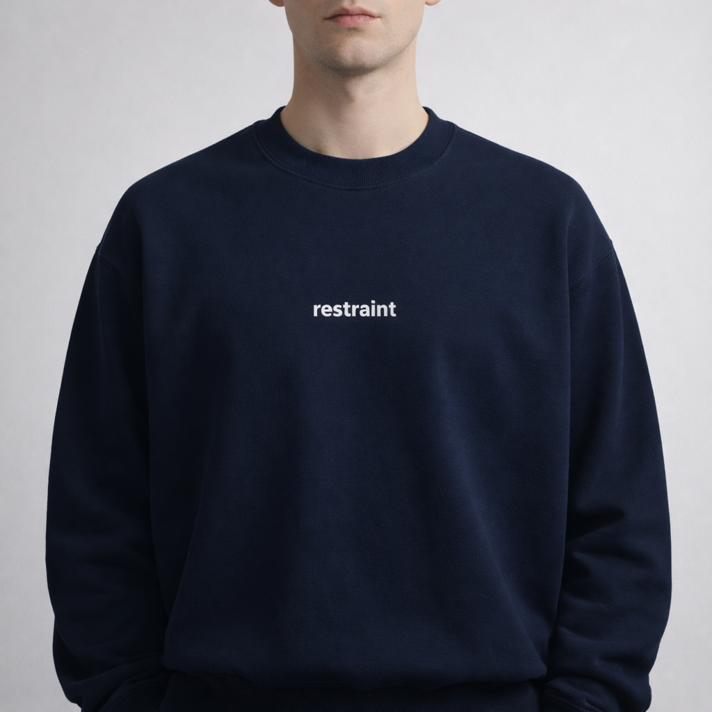 Restraint — Classic Crewneck Sweatshirt