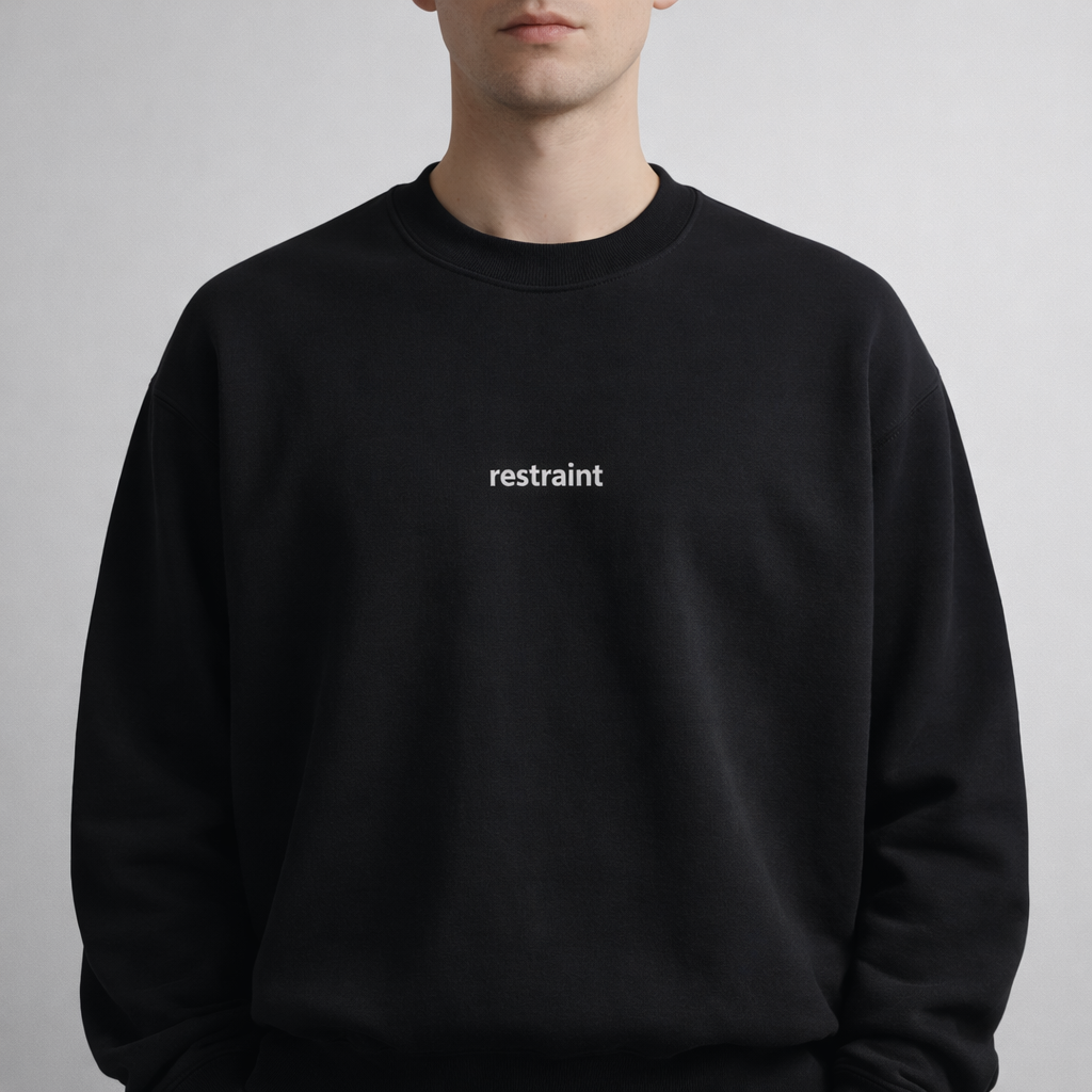 Restraint — Classic Crewneck Sweatshirt