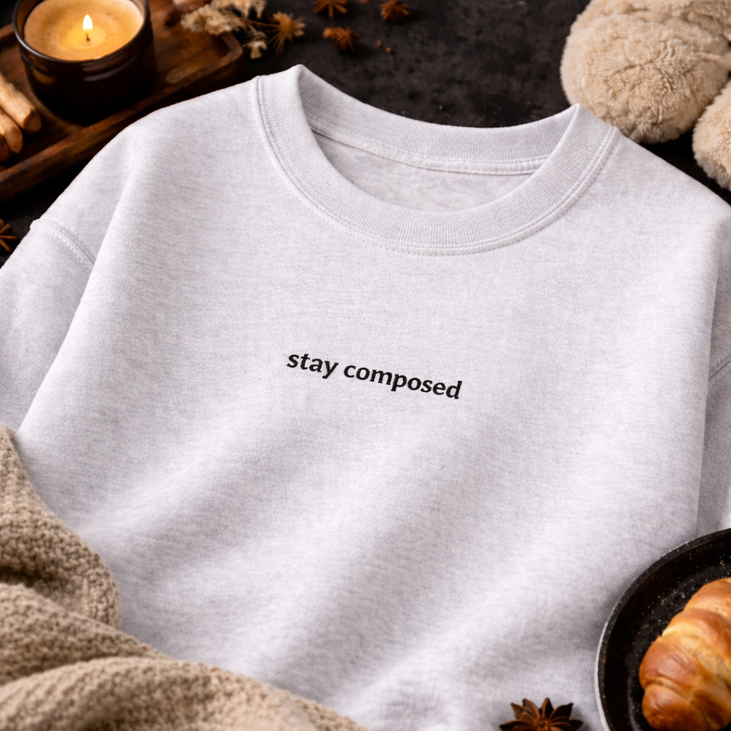 Stay composed — Classic Crewneck Sweatshirt