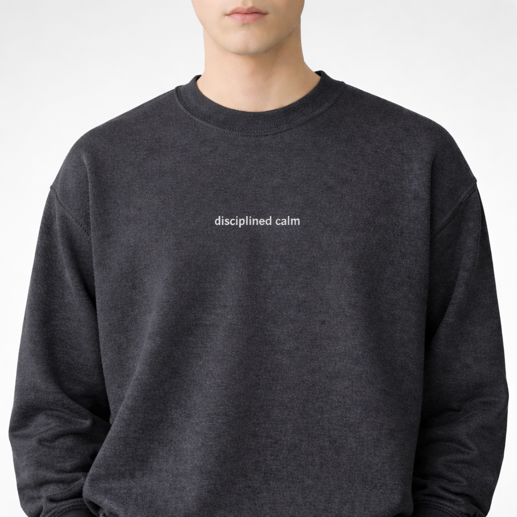 Disciplined calm — Classic Crewneck Sweatshirt