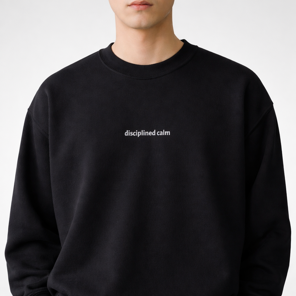 Disciplined calm — Classic Crewneck Sweatshirt