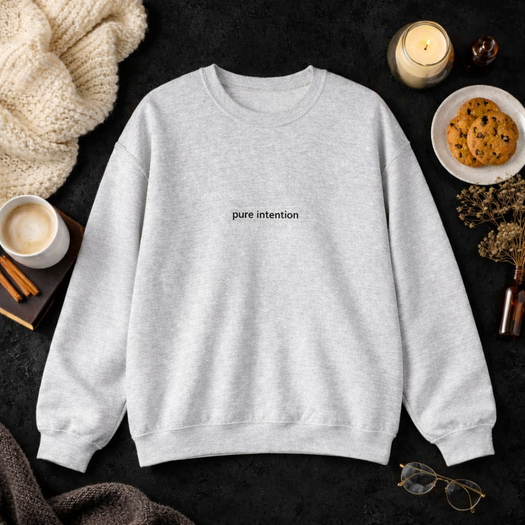 Pure intention — Classic Crewneck Sweatshirt