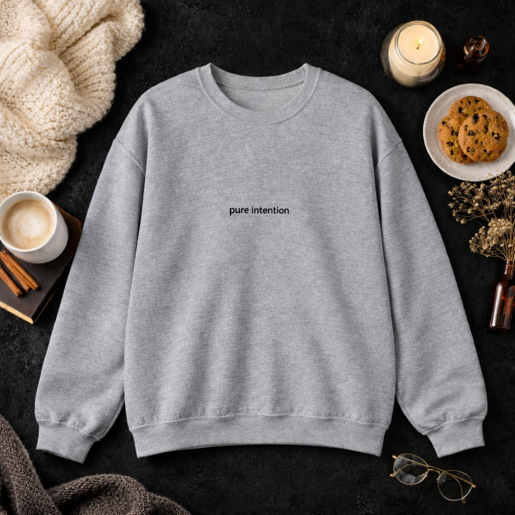 Pure intention — Classic Crewneck Sweatshirt