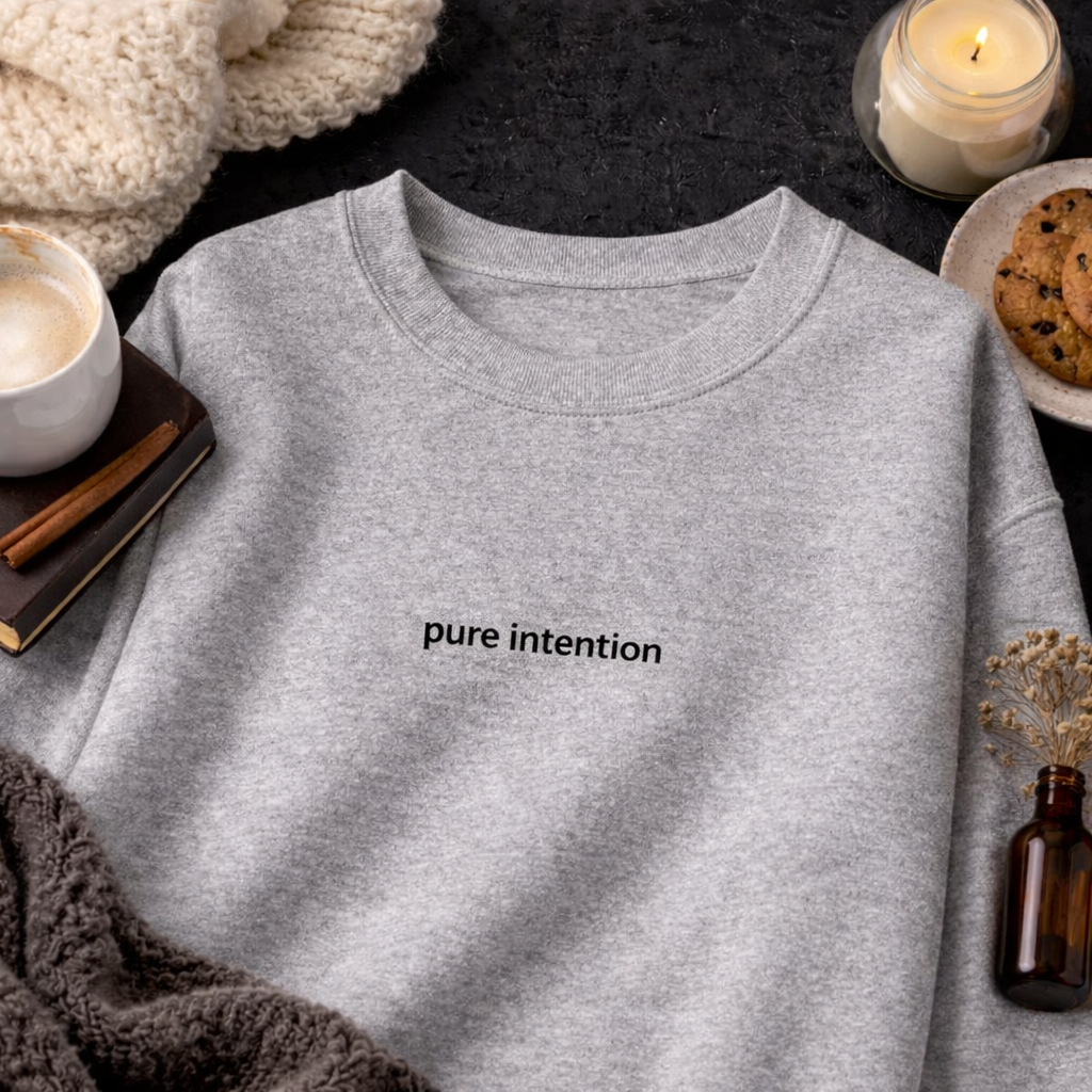Pure intention — Classic Crewneck Sweatshirt