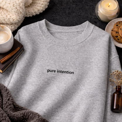 Pure intention — Classic Crewneck Sweatshirt