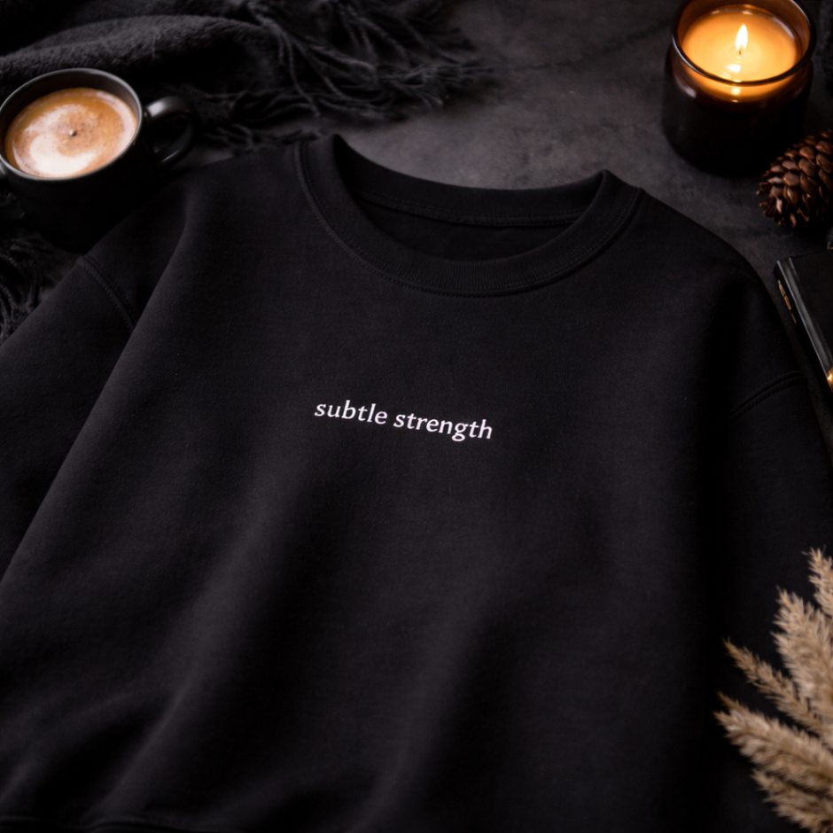 Subtle strength — Classic Crewneck Sweatshirt