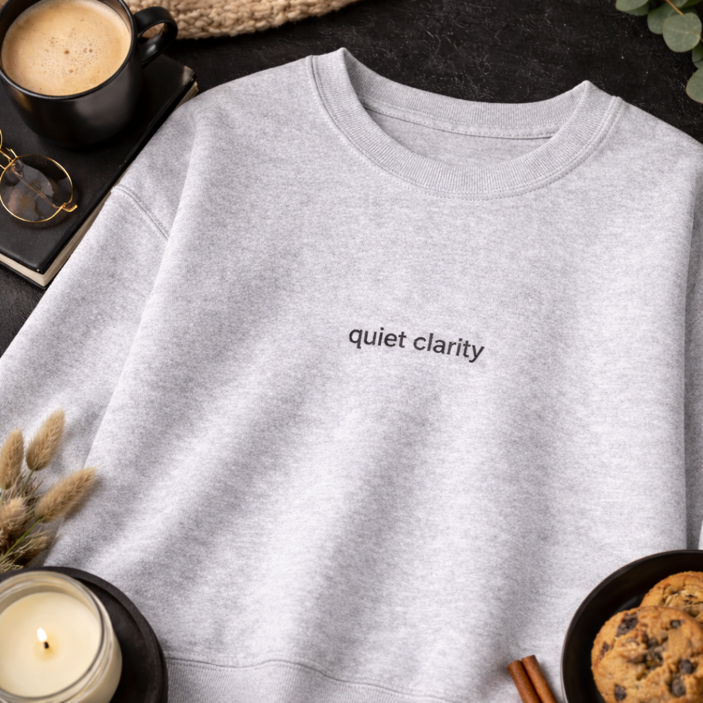 Quiet clarity — Classic Crewneck Sweatshirt