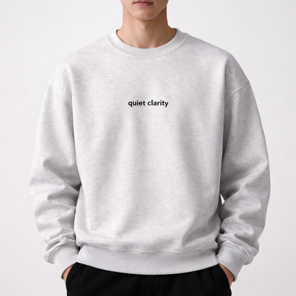 Quiet clarity — Classic Crewneck Sweatshirt
