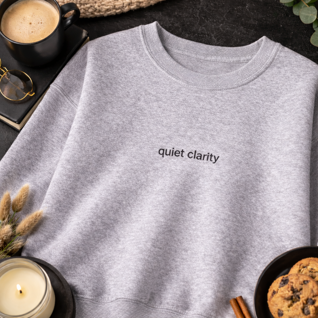 Quiet clarity — Classic Crewneck Sweatshirt