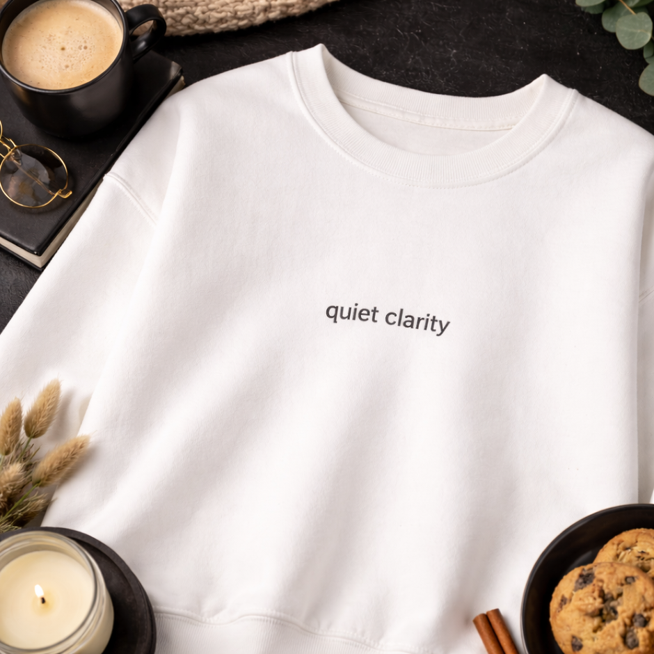 Quiet clarity — Classic Crewneck Sweatshirt