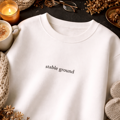 Stable ground — Classic Crewneck Sweatshirt